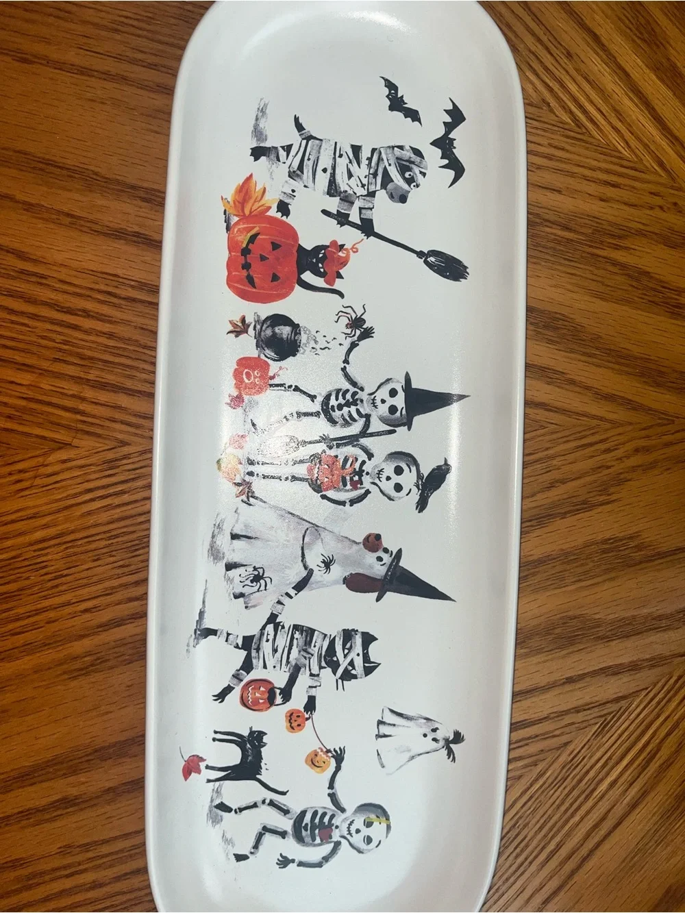 Pottery Barn Doug & Friends Stoneware Cookie Platter Halloween